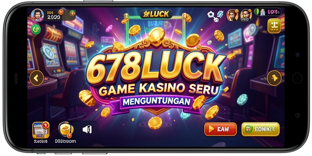 Tampilan mengasyikkan dari permainan Kasino di 678LUCK.