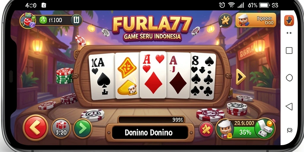 Cuplikan gameplay Domino yang mendebarkan dan interaktif.