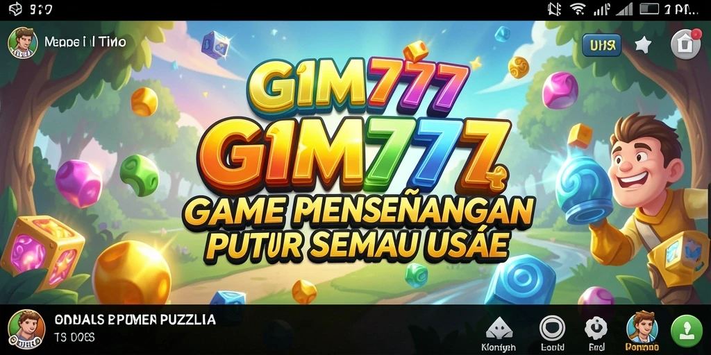 Tampilan gameplay menegangkan dalam GIM777 yang penuh warna.