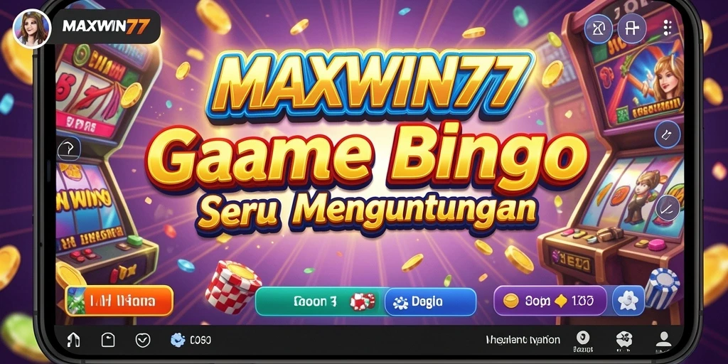 Tampilan gameplay menarik dari MAXWIN77 saat bermain Bingo.