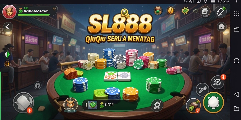 Tampilan seru gameplay QiuQiu di SL888.